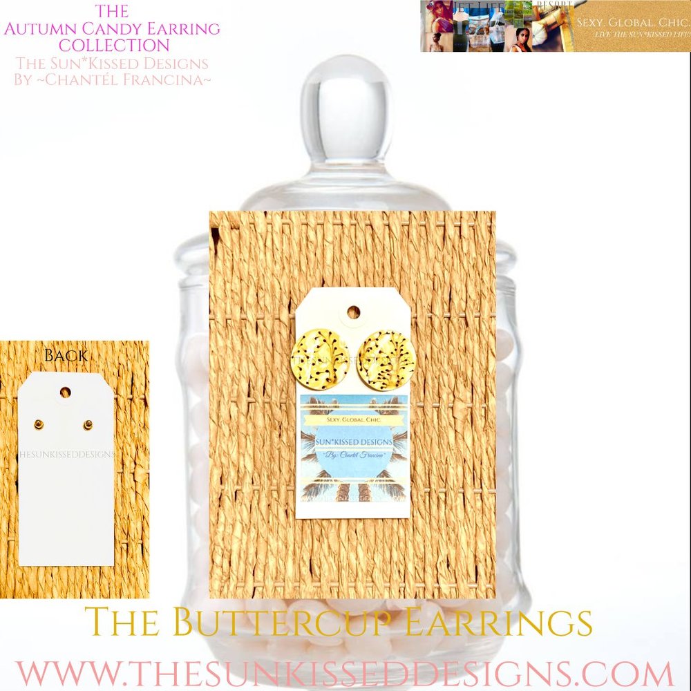 The Buttercup Earrings by The Sun*Kissed Designs By ~Chantél Francina~
